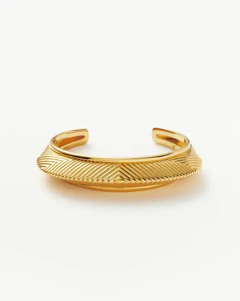 Gold Plated Statement Cuff Bracelet